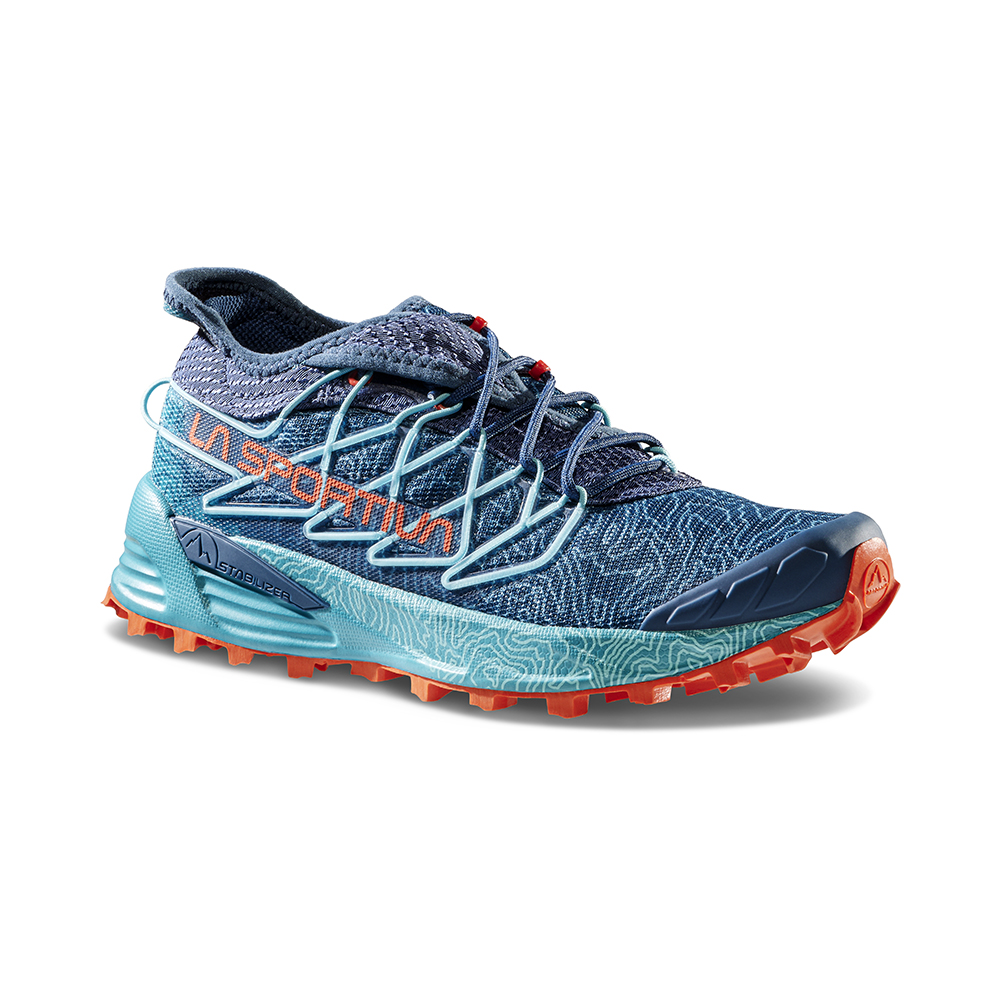 La Sportiva Women s Mutant Storm Blue Cherry Tomato 39.5