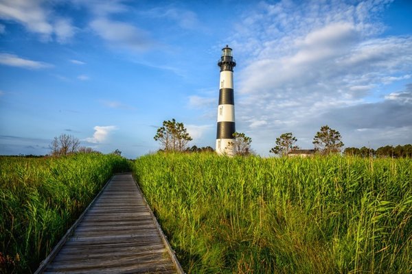 Cape Hatteras, home to the tallest brick lighthouse in North America