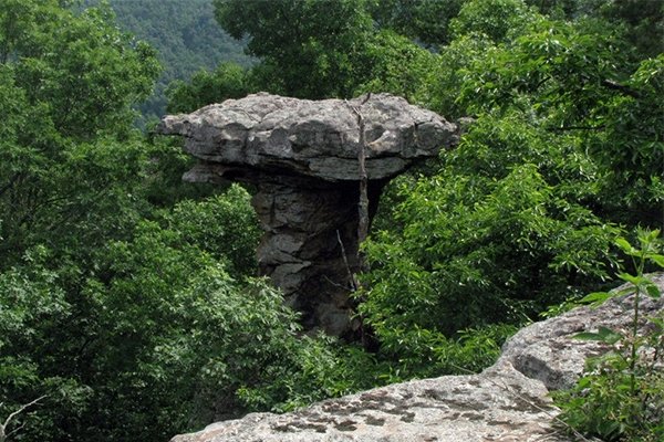 The Pedestal Rocks are among the Ozarks' coolest formations