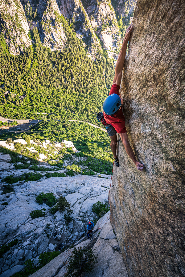 Brent Barghahn climbing