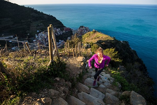 In Cinque Terre, the best views of the Mediterranean can be found on the ridgeline trails! 