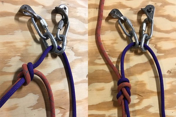 Climbing Tips - Joining Two Ropes