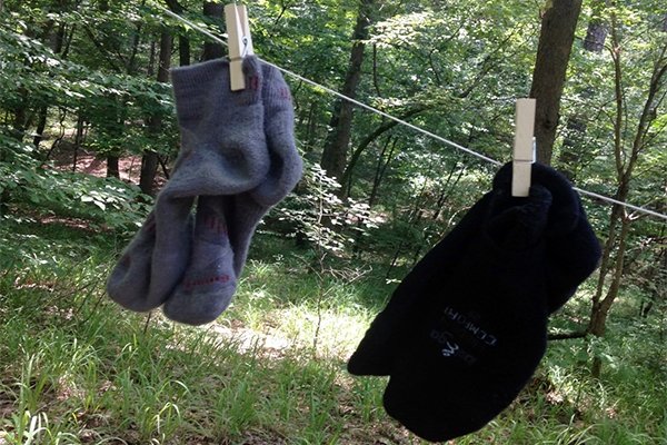 Airing out socks and always having dry socks help prevent blisters