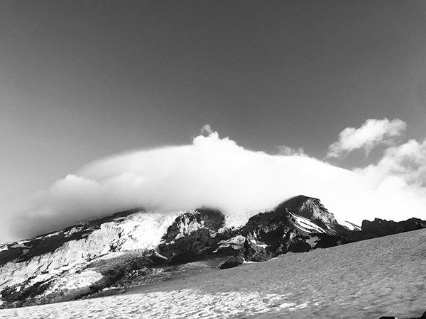 A storm on Rainier and where we decided to bail on Summit 2