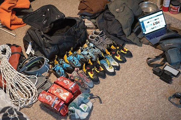 Keenan's gear to pack 