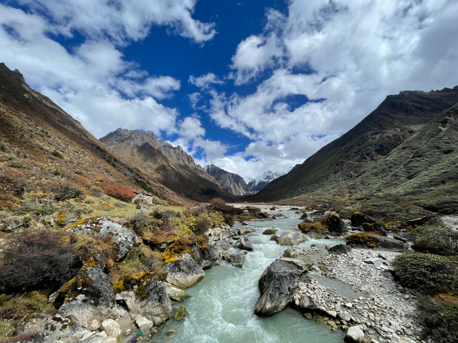 Bhutanese Himalaya River Valley