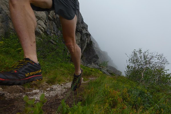 Luke Nelson wears the La Sportiva Helios SR during the SkyRunning Extreme World Series in Tromso, Norway