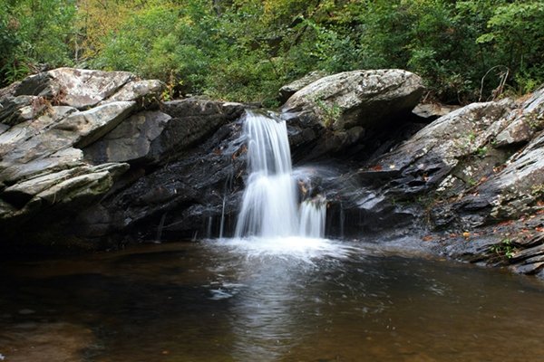Waterfalls and Alabama's high points along the Chinnabee Silent Trail