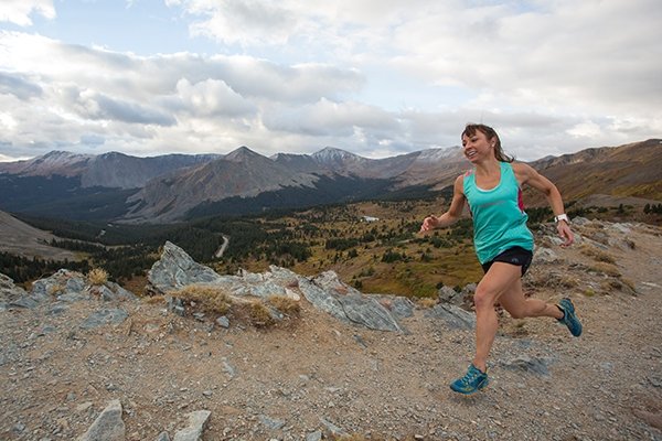 La Sportiva Mountain Running® Athlete Kristina Pattison runs in the Bushido