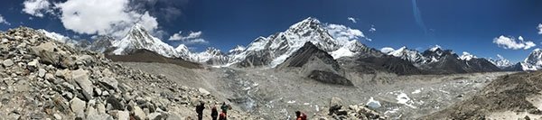 Himalaya mountain view 