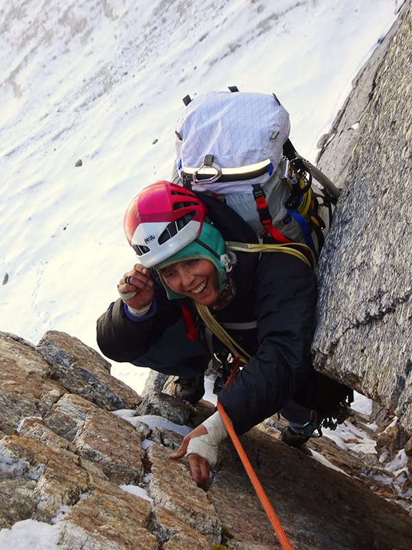Whitney Clark climbs Gupta in Kishtwar, India